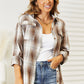 *APP EXCLUSIVE* Plaid Dropped Shoulder Flannel