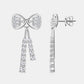 * APP EXCLUSIVE* 1.12 Carat Moissanite 925 Sterling Silver Bow Earrings