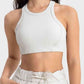 *APP EXCLUSIVE* Wide Strap Cropped Sport Tank