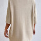 * APP EXCLUSIVE* Round Neck Ribbed Top and Shorts Lounge Set
