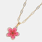 *APP EXCLUSIVE* Flower Stainless Steel Necklace