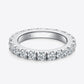 *APP EXCLUSIVE* 2.3 Carat Moissanite 925 Sterling Silver Eternity Ring