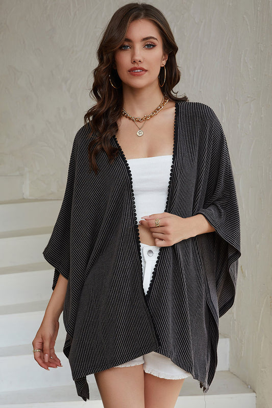 *APP EXCLUSIVE* Open Front Dolman Sleeve Cardigan