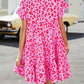 *APP EXCLUSIVE* Leopard Babydoll Tiered Dress