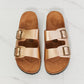 *APP EXCLUSIVE* Double-Banded Slide Sandal in Rose Gold