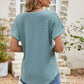 * APP EXCLUSIVE* Eyelet Short Sleeve Top