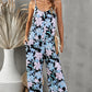 *APP EXCLUSIVE* Botanical Print Spaghetti Strap Cropped Jumpsuit