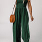 *APP EXCLUSIVE* Smocked Square Neck Wide Leg Jumpsuit with Pockets