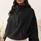* APP EXCLUSIVE* Zip-Up Dropped Shoulder Hoodie