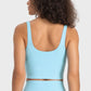 *APP EXCLUSIVE* Deep Vneck Crop Sports Bra