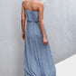 *APP EXCLUSIVE* Strapless Split Maxi Dress