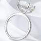 *APP EXCLUSIVE* 5.52 Carat Moissanite Side Stone Ring