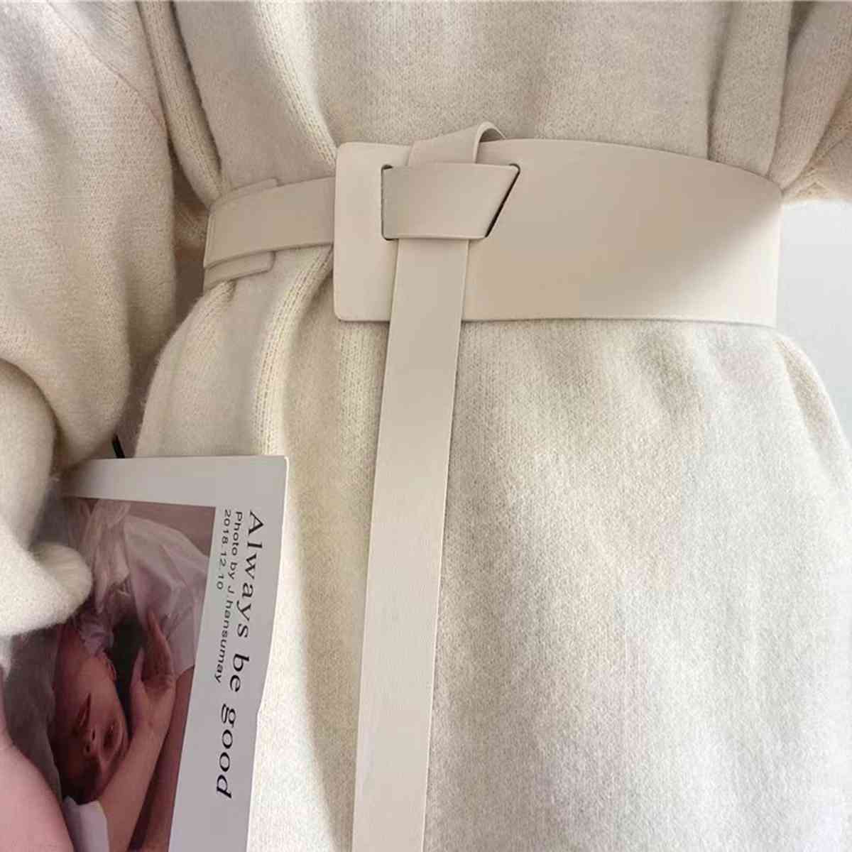 *APP EXCLUSIVE*  Knot Detail PU Belt