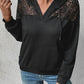 *APP EXCLUSIVE* Lace Trim Dropped Shoulder Hoodie