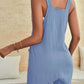 Scoop Neck Romper with Pockets
