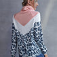 *APP EXCLUSIVE* Leopard Colorblock Drawstring Sweatshirt