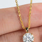 *APP EXCLUSIVE* 925 Sterling Silver 1 Carat Moissanite Chain-Link Necklace