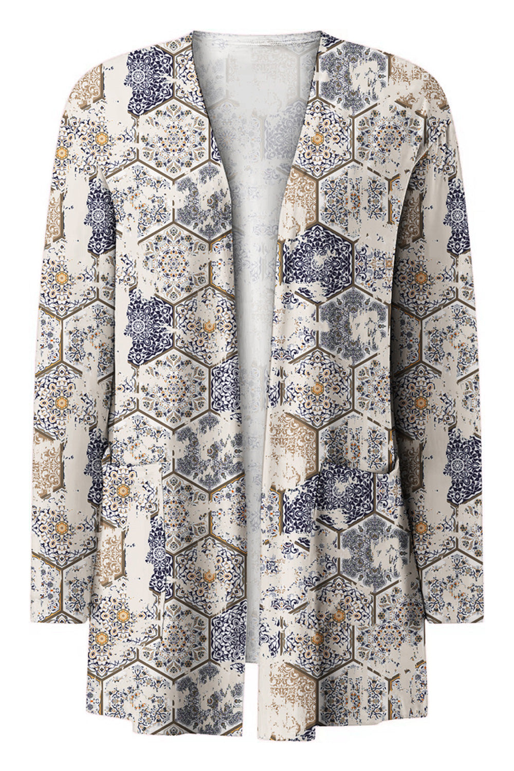 *APP EXCLUSIVE* Printed Long Sleeve Cardigan