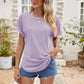 * APP EXCLUSIVE* Eyelet Short Sleeve Top