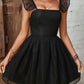 *APP EXCLUSIVE* Ruffled Square Neck Dress