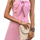Bow Detail Spaghetti Strap Dress