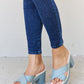 *APP EXCLUSIVE* Platform Sandals in Misty Blue