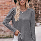 *APP EXCLUSIVE* Puff Sleeve Ribbed Top
