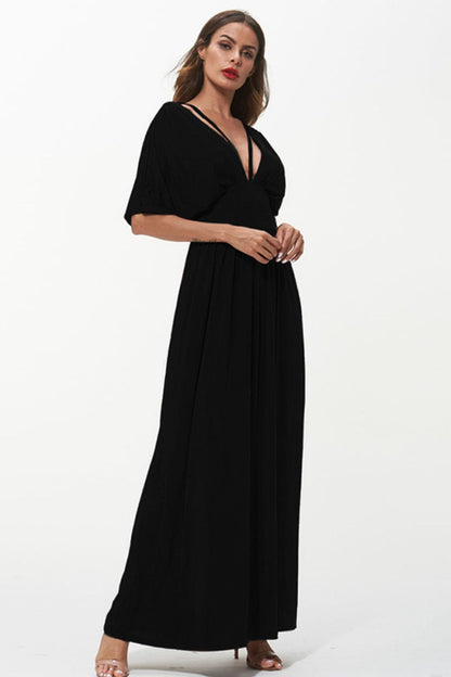 *APP EXCLUSIVE* Strappy Neck Maxi Dress