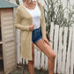 * APP EXCLUSIVE* Button Down Long Sleeve Longline Cardigan