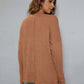 *APP EXCLUSIVE* Dropped Shoulder High-Low Waffle-Knit Top