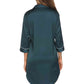 *APP EXCLUSIVE*  Button Up Collared Neck Night Dress with Pocket