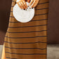 *APP EXCLUSIVE* Striped Slit Sleeveless Maxi Dress