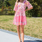 * APP EXCLUSIVE* Floral Polka Dot Buttoned Dress