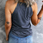 *App Exclusive* Curved Hem Grecian Tank Top