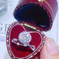 *APP EXCLUSIVE* 1 Carat Moissanite Platinum-Plated Ring