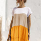 *APP EXCLUSIVE* Colorblock Tiered Babydoll Dress