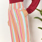 *APP EXCLUSIVE* Striped Smocked Waist Pants with Pockets