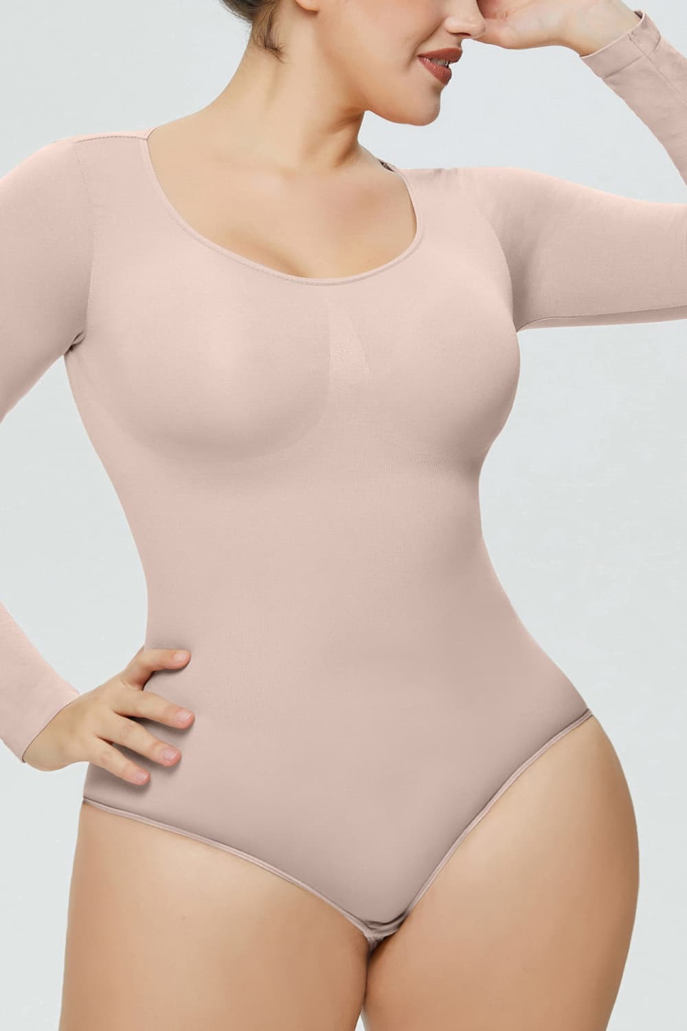 *APP EXCLUSIVE* Full Size Long Sleeve Shaping Bodysuit