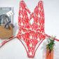 *APP EXCLUSIVE* Halter Neck Deep V One-Piece Swimsuit