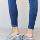 *APP EXCLUSIVE* Platform Sandals in Misty Blue