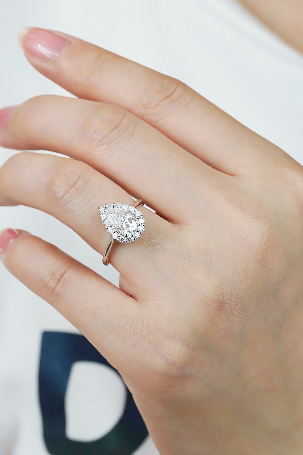 *APP EXCLUSIVE* 1.5 Carat Moissanite Teardrop Ring
