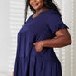 *APP EXCLUSIVE* Vneck Flounce Sleeve Tiered Dress