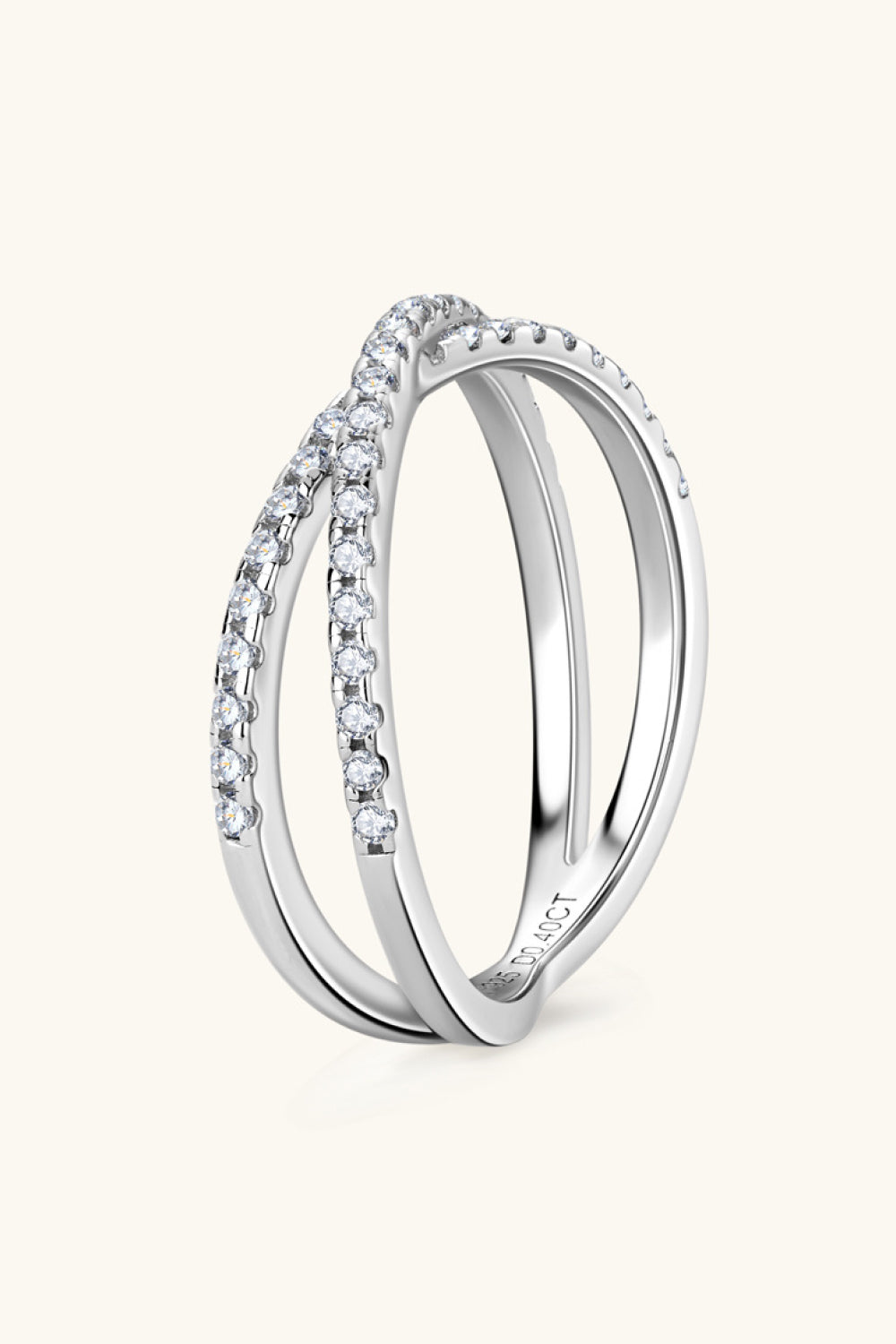 * APP EXCLUSIVE* Moissanite 925 Sterling Silver Infinity Ring