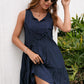 *APP EXCLUSIVE* Tassel Tie Lace Trim Sleeveless Dress