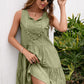 *APP EXCLUSIVE* Tassel Tie Lace Trim Sleeveless Dress
