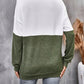 *APP EXCLUSIVE* Two-Tone Crisscross Detail Sweatshirt