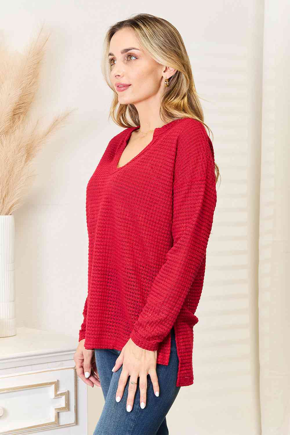 *APP EXCLUSIVE* Wide Notch Relax Top