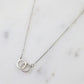 Interwined Circle Necklace and Earring Set