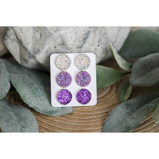 I Love You Triple Earring Set