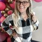 Buffalo Plaid Sherpa Pullover